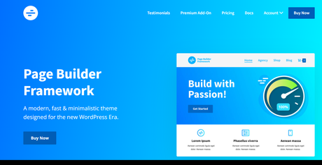 Page Builder Framework: free WordPress eCommerce themes