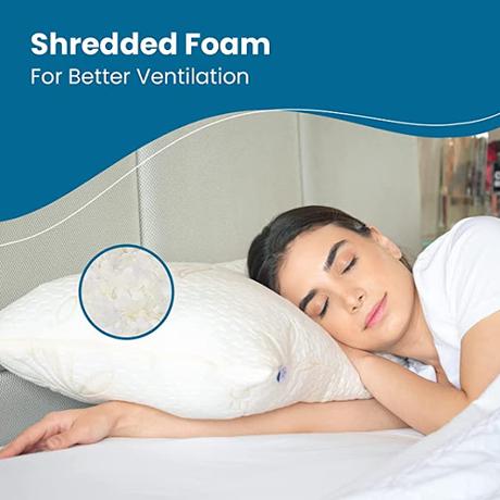 bamboo pillow memory foam