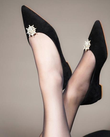 black and gold wedding shoes flats