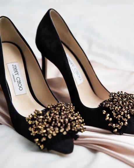 black and gold wedding shoes guest