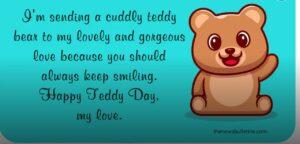 Teddy Day Quotes, Wishes and Messages