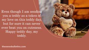 Teddy Day Quotes, Wishes and Messages