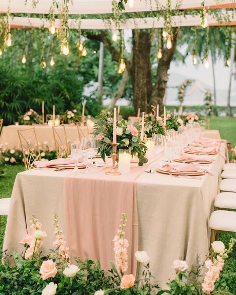 summer wedding colors blush green recetion phuket_wedding_planner