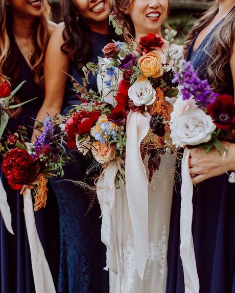 summer wedding colors red white blue