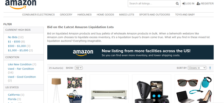 Amazon Liquidation Auctions Amazon Liquidation Auctions
