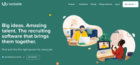 Workable- Best Staffing Software