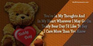 Teddy Day Quotes, Wishes and Messages
