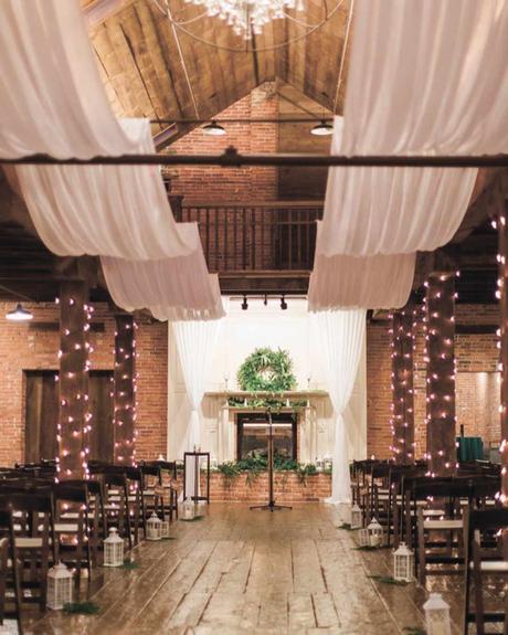 wedding venues in pennslyvania lights indoor