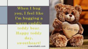 Teddy Day Quotes, Wishes and Messages