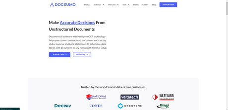 Best Ocr Software- DOCSUMO Best Ocr Software- DOCSUMO