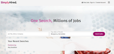 Simply Hired Home Simply Hired Home