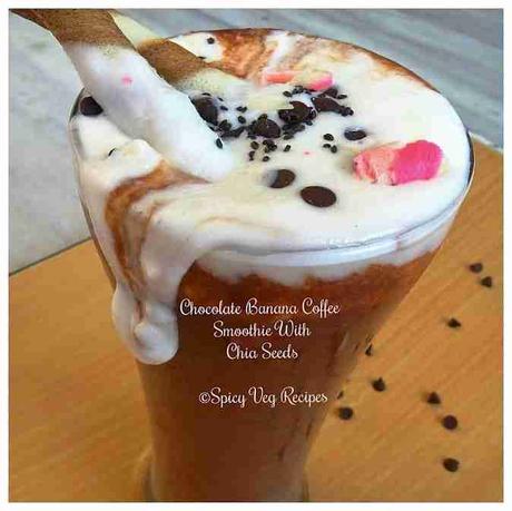 Cho-colate Banan- Coffee-Smoothie -chia-Recipe
