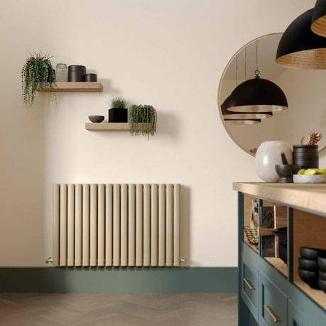 Milano Aruba elk brown horizontal designer radiator