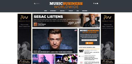 Music Business Worldwide Dashboard Music Business Worldwide Dashboard