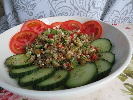 Lemony Lentil Tabouleh