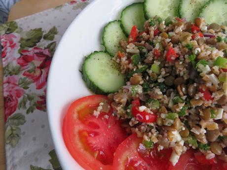 Lemony Lentil Tabouleh