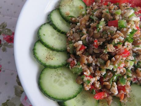 Lemony Lentil Tabouleh