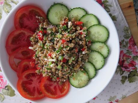 Lemony Lentil Tabouleh