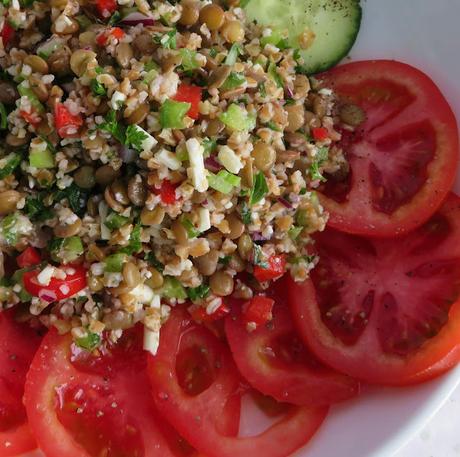 Lemony Lentil Tabouleh