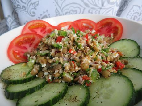 Lemony Lentil Tabouleh