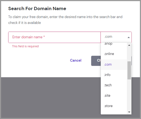 Choose domain name for your blog