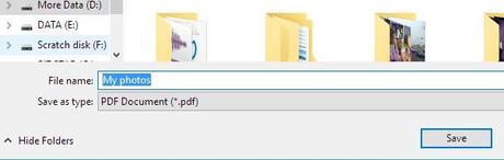 How to Change a JPG into a PDF using window 10