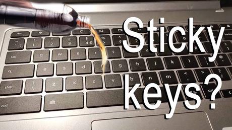 Fixing Sticky Keys on a Laptop. Step by Step Guide