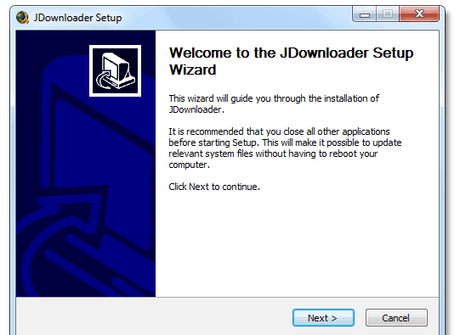 installation package for JDownloader