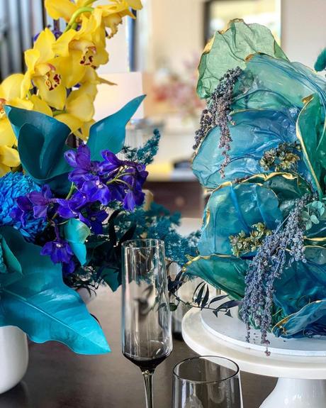 tiffany blue wedding decorations floral