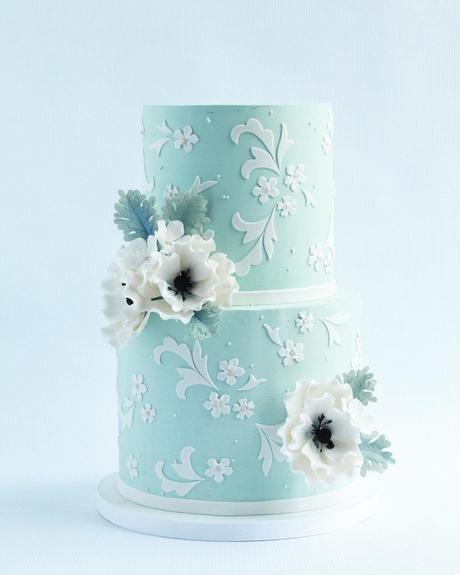 tiffany blue wedding decorations cakes