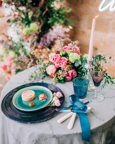 tiffany blue wedding decorations table