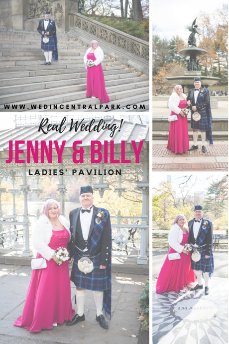 Jenny and Billy’s Wedding in the Ladies’ Pavilion in December