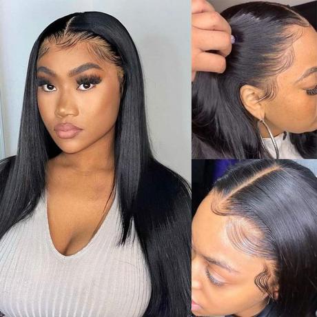 Amazon.com : T-Part Lace Wig Human Hair 13x6 Transparent Lace Wig 30inch  13x6 T Part Straight Lace Wig,Brazilian Straight Human Hair Wig 150% Remy  Lace Human Hair Wig : Beauty & Personal