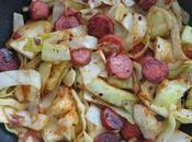 Kielbasa Cabbage Skillet (small Batch)