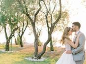 Elegant Summer Wedding Azure with Lush White Blooms Eleni Andreas