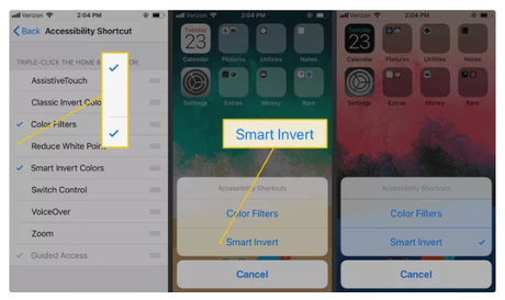 Turn On Smart Invert Turn On Smart Invert