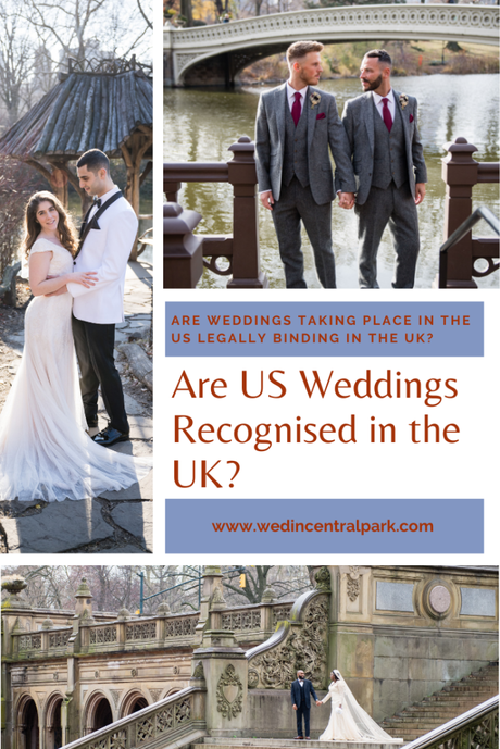 Are weddings taking place in the US recognised in the UK?