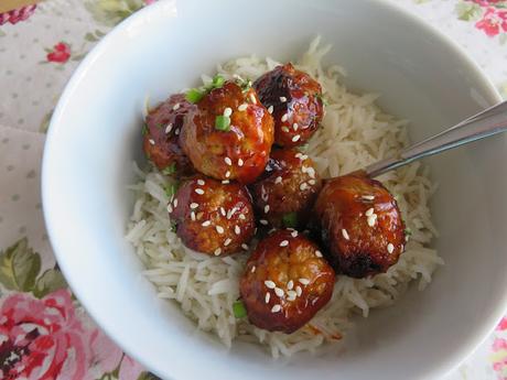 Honey Sriracha Turkey Meatballs