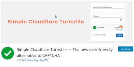 Simple Cloudflare Turnstile