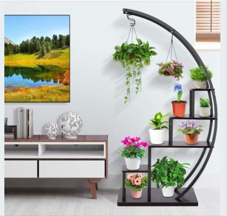Image: 5 Tier Plant Stand for Indoor Plants