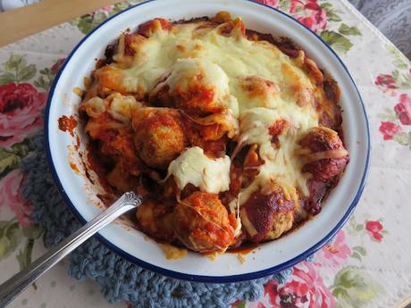 Meatball Tortellini Bake