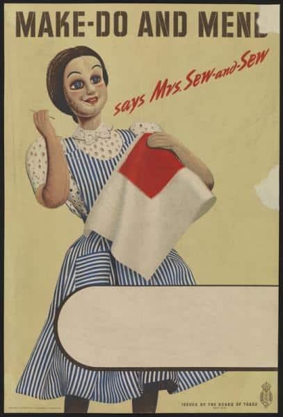 Mrs sew and sew - Make do and Mend UK Government WWII initiative