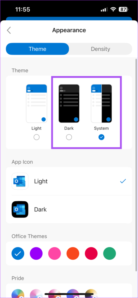 The Solution for iPhone Microsoft Outlook’s Dark Mode