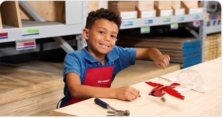 Image: Free Lowes Kids DIY - Cardinal Garden Ornament