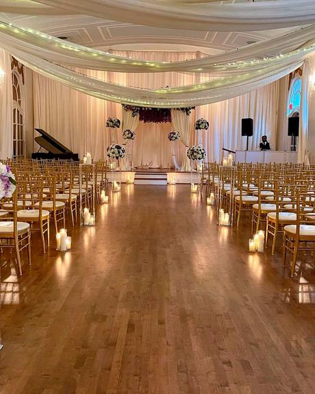 atlanta wedding venues indoor aisle candles the_wimbish_house