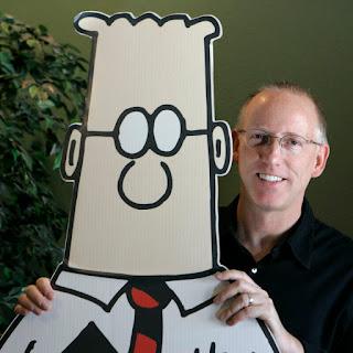 As Dilbert and his creator, Scott Adams, swirl down the drain, Americans learn that a dubious polling outfit, with silly questions, sparked the whole charade