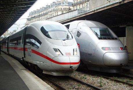 TGV Est V150 Train (357.20 miles)