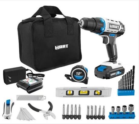 Image: HART 20-Volt Cordless 36-Piece Project Kit