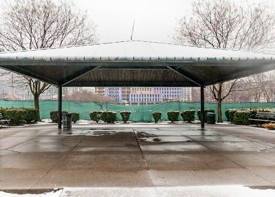 It snowed the other day