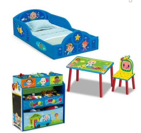 Image: 4-Piece Room-in-a-Box Bedroom Set by Delta Children